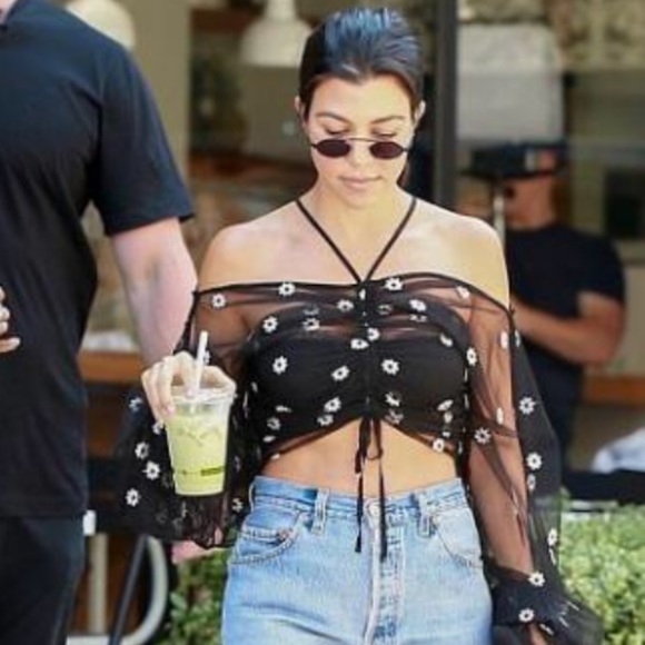 Alice McCall “You’re the one” black daisy top - Picture 4 of 6